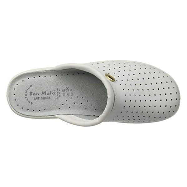 Dek Damskor/Damtofflor i Läder 8 UK Vit White 8 UK