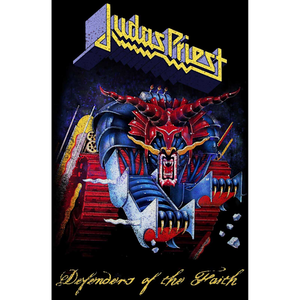 Judas Priest Defenders Of The Faith Textil Affisch En Storlek Mul Multicoloured One Size