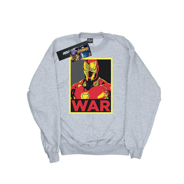 Marvel Herr Avengers Infinity War Iron Man War Sweatshirt S Spo Sports Grey S