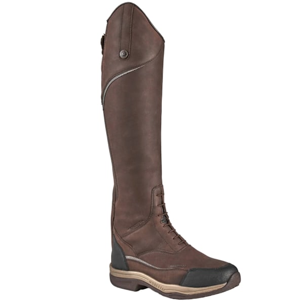 Moretta Dam/Dam Voltana XGRIP Buffelläder Långa Ridstövlar Brown 5 UK Standard