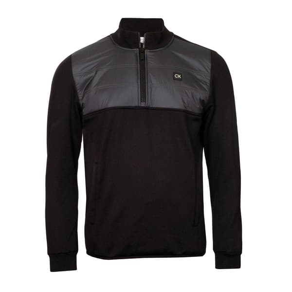 Calvin Klein Herr Half Zip Golfjacka L Svart Black L