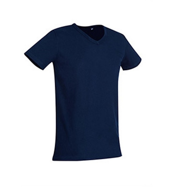 Stedman herr Ben V-ringad T-shirt L blå Blue L