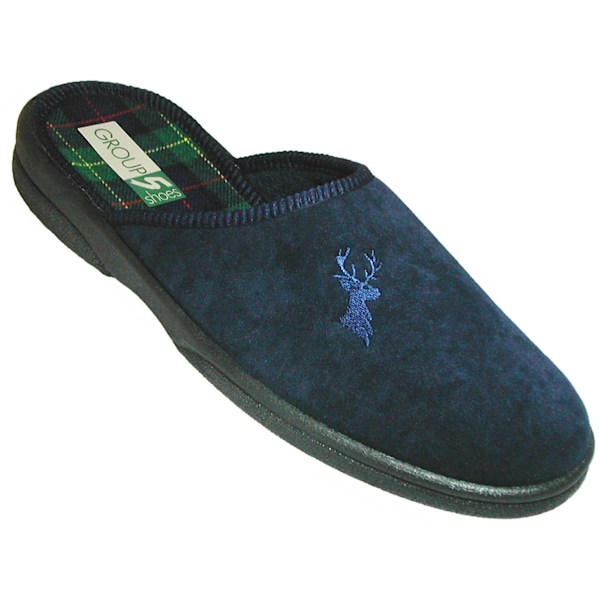 Mirak Buck Mule Herrtofflor / Klassisk Toffla 9 UK Marinblå Navy 9 UK