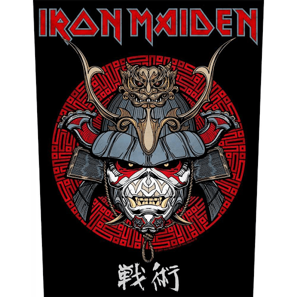 Iron Maiden Senjutsu Patch One Size Svart/Röd/Grå Black/Red/Grey One Size