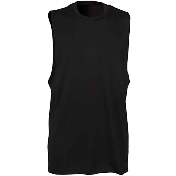 SF Men Mens High-Neck Tank Top S Svart Black S