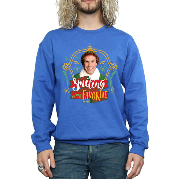 Elf Herr Buddy Leende Sweatshirt XXL Royal Blue Royal Blue XXL