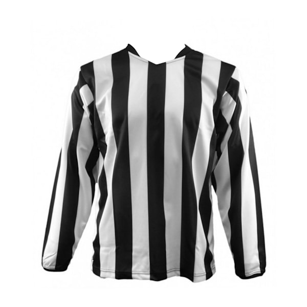 Carta Sport Unisex Vuxen Newcastle Vertikal Jersey Fotbollströja Black/White XL