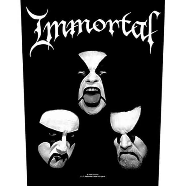 Immortal Blashyrkh Patch One Size Svart/Vit Black/White One Size