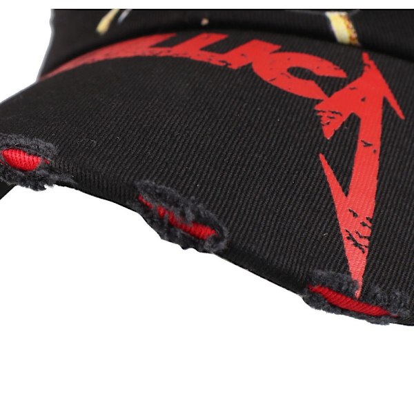 Metallica Damage Inc Distressed Cap One Size Svart/Röd/Vit Black/Red/White One Size