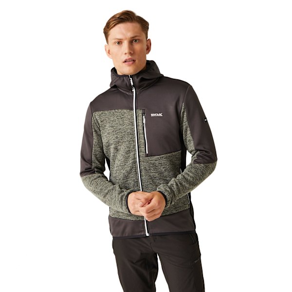 Regatta Cadford VI Marl Hooded Fleece Jacket M Agave Green för män Agave Green/Ash M