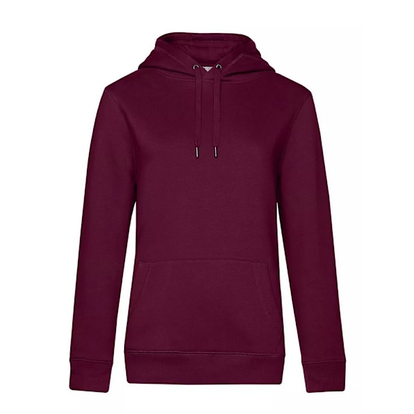 B&C Dam Hoodie Queen L Mörkt Körsbär Dark Cherry L