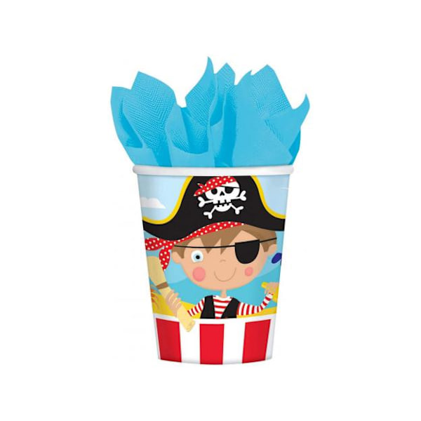 Amscan Piratfest Koppar (8-pack) En Storlek Flerfärgad Multicoloured One Size