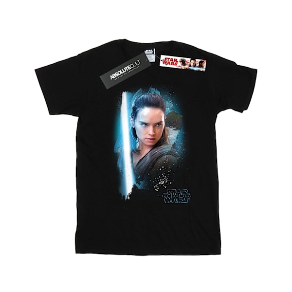 Star Wars Dam/Damer The Last Jedi Rey Borstad Bomull Pojkvän Black M