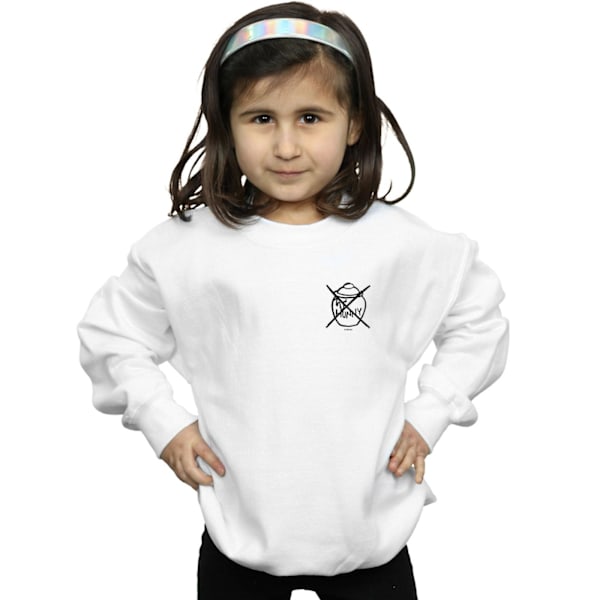 Disney Girls Winnie The Pooh Not Honey Sweatshirt 9-11 år Vit White 9-11 Years