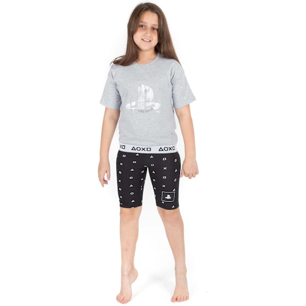 Playstation Pyjamas för flickor 11-12 år Grå/Svart Grey/Black 11-12 Years