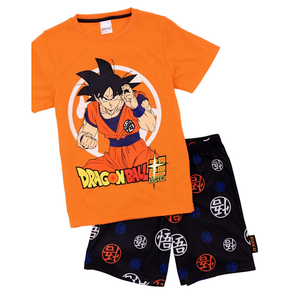 Dragon Ball Z Pojkar Goku Kort Pyjamas Set 11-12 År Orange Orange 11-12 Years