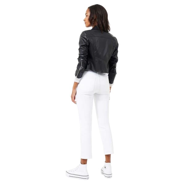 French Connection Dam Etta Bikerjacka i Faux Läder Black 10 UK