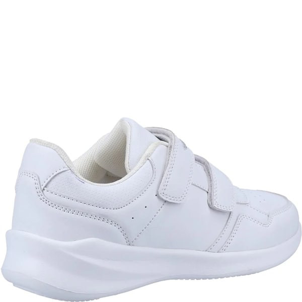 Hush Puppies Boys Marling Läderskolskor 2 UK Vita White 2 UK