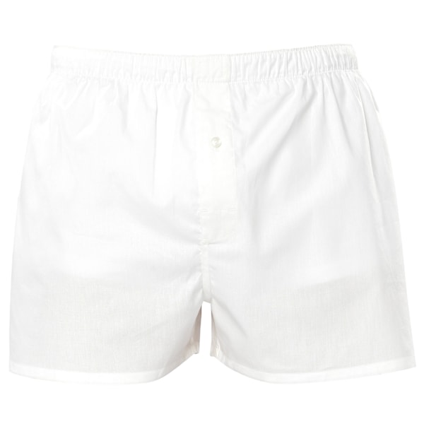 Asquith & Fox Herrarnas Klassiska Elastiska Boxers/Underkläder XL Vit White XL