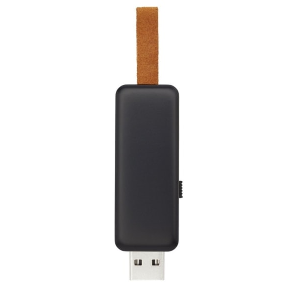 Bullet Gleam Light Up 4GB USB One Size Solid Black Solid Black One Size