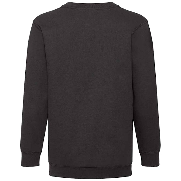 Fruit of the Loom Barn/Barnkläder Klassisk Drop Shoulder Sweatshirt Black 3-4 Years