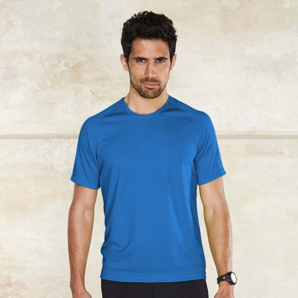Kariban Mens Proact Sport / Tränings T-Shirt 2XL Aqua Aqua 2XL