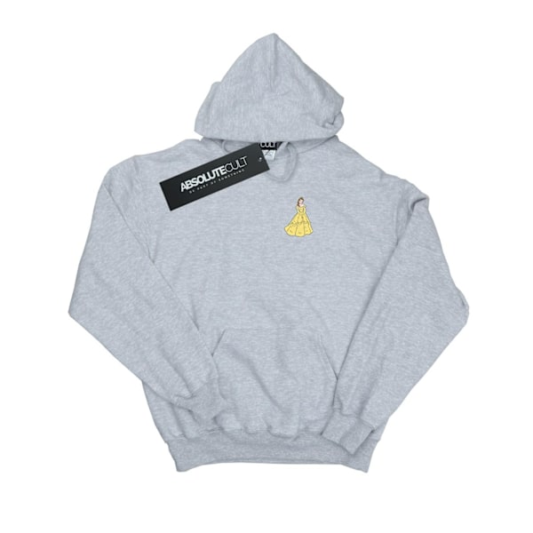 Disney Princess Dam/Damer Belle Bröst Hoodie L Sports Grey Sports Grey L