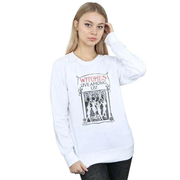 Fantastic Beasts Womens/Ladies Witches Live Among Us Sweatshirt White S