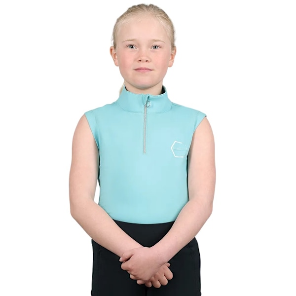 Coldstream Girls Next Generation Cranshaws Sleeveless Base Layer Baltic Blue 7-8 Years