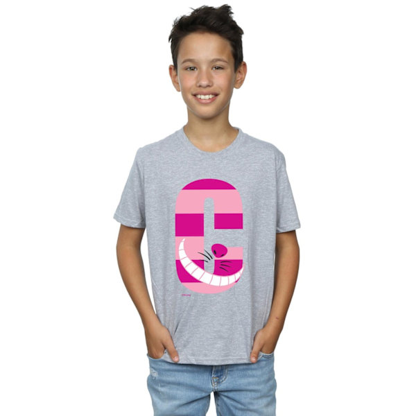 Disney Boys Alphabet A Is For Alice T-Shirt 12-13 År Sport Sports Grey 12-13 Years