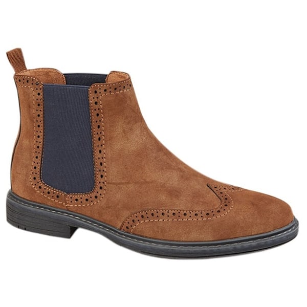 Goor Chelsea Boots för män 8 UK Tan Tan 8 UK