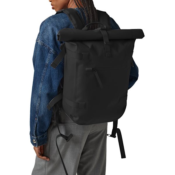 Quadra Tailored Luxe Roll Top Ryggsäck One Size Svart Black One Size