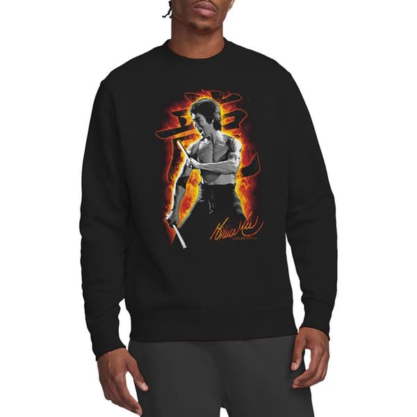 Bruce Lee Unisex Vuxen Dragon Fire Sweatshirt L Svart Black L