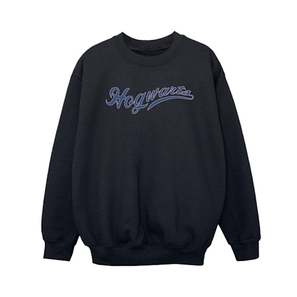 Harry Potter Pojkar Hogwarts Skrivande Sweatshirt 12-13 År Svart Black 12-13 Years
