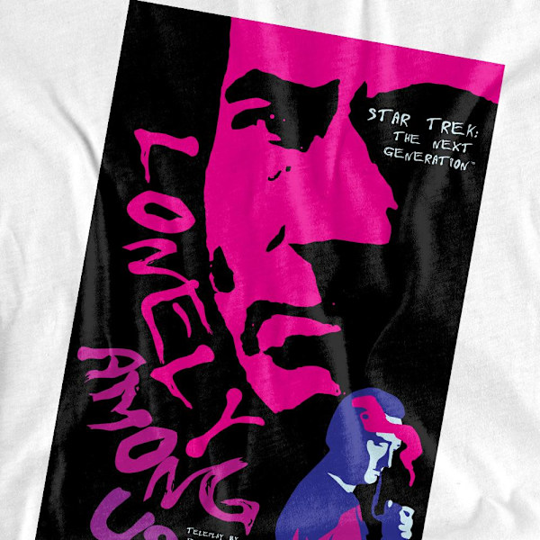 Star Trek Unisex Vuxen The Next Generation Säsong 1 Avsnitt 7 T-shirt White M
