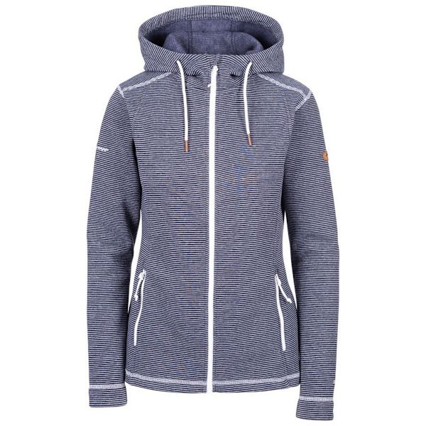 Trespass Dam/Kvinnor Rootless Stripe Marl AT200 Fleecejacka Navy S