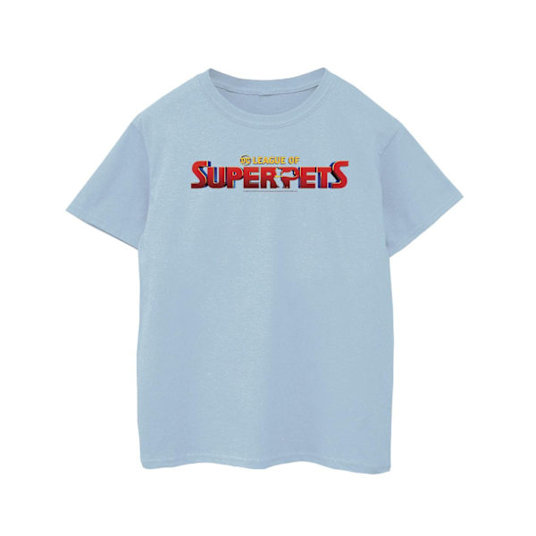 DC Comics Girls DC Comics DC League Of Super-Pets Movie Logo Co Baby Blue 7-8 Years