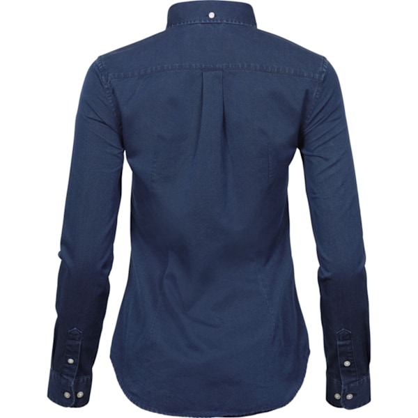 Tee Jays Dam/Dam Långärmad Casual Twill Skjorta S Indigo Indigo S