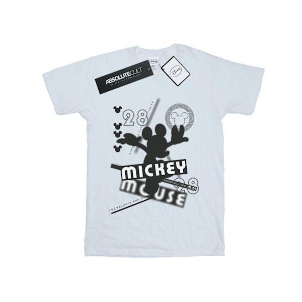 Disney Womens/Ladies Mickey Mouse Always And Forever Bomullspojke White M