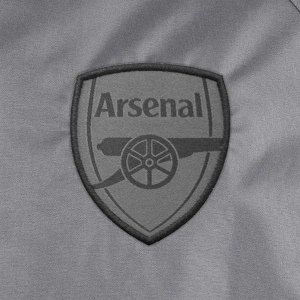 Arsenal FC Herr Crest Peaked Windbreaker M Grå Grey M