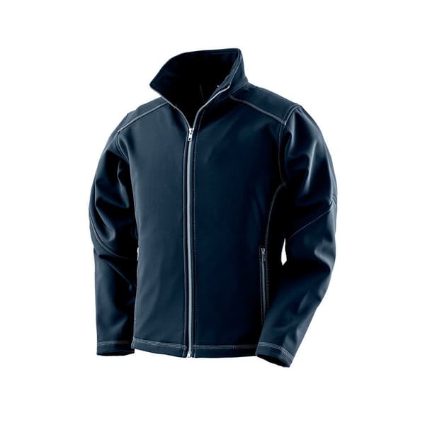 Result Work-Guard Dam/Dam Treble Stitch Soft Shell Jacka Navy L