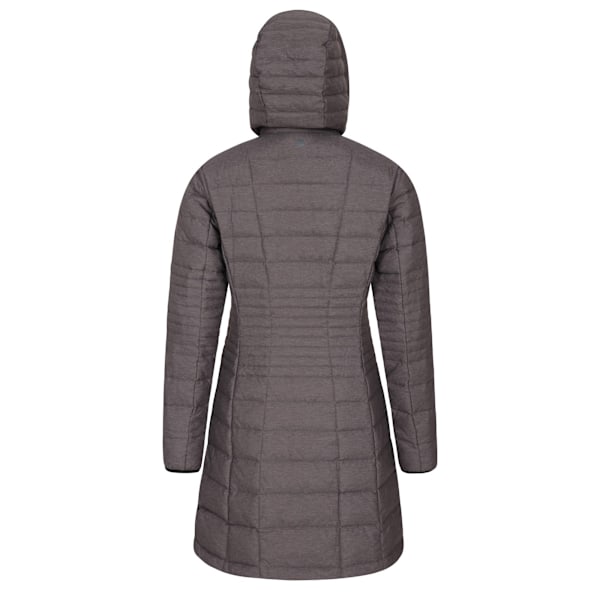 Mountain Warehouse Damjacka för Kvinnor/Damer Furnace Down Lång Längd Dark Grey 8 UK