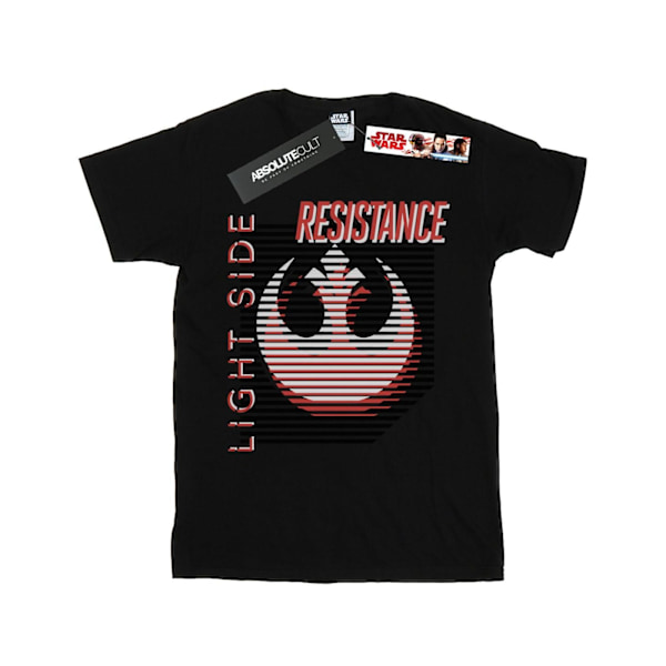 Star Wars Dam/Damer The Last Jedi Light Side Bomull Boyfrie Black XL