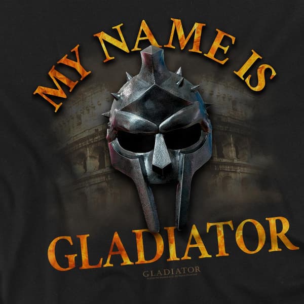 Gladiator Herr My Name Is T-Shirt S Svart Black S