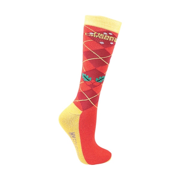 HyFASHION Dam/Damjulsstrumpor 4 UK - 8 UK Röd/Grön/Guld Red/Green/Gold 4 UK - 8 UK