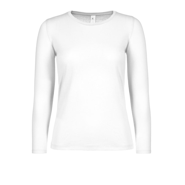 B&C Dam/Dam #E150 Långärmad T-shirt L Vit White L
