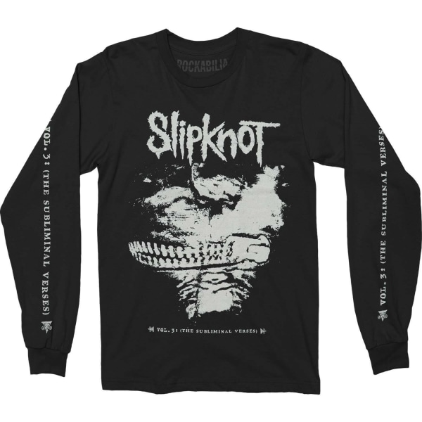 Slipknot Unisex Adult Subliminal Verses Back Print Långärmad Black XL