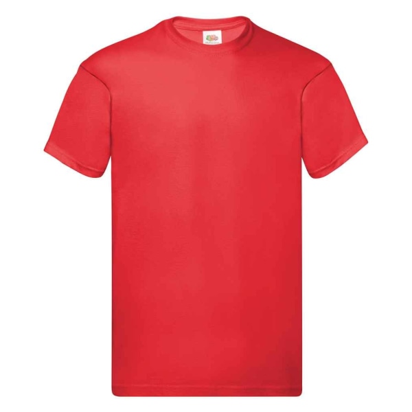 Fruit Of The Loom Herr Original Kortärmad T-Shirt XL Bright Bright Red XL