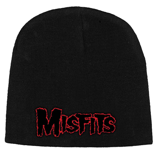 Misfits Unisex Vuxen Röd Logotyp Mössa One Size Svart Black One Size