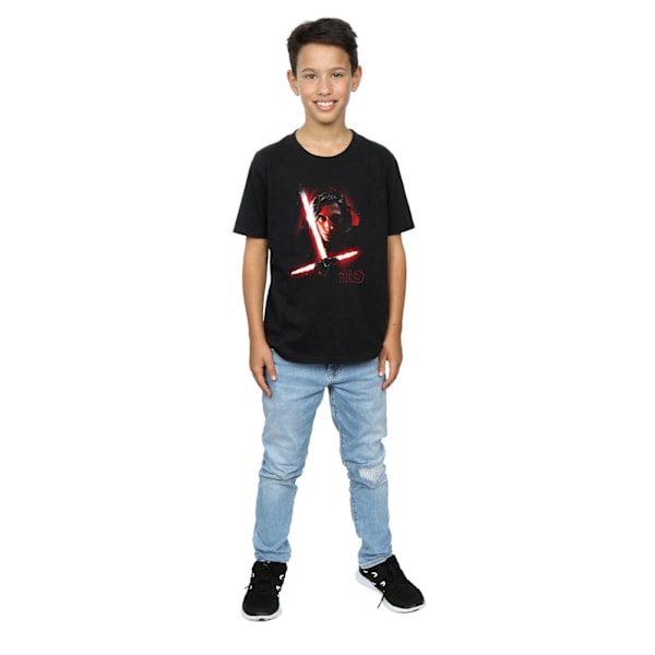 Star Wars: The Last Jedi Boys Kylo Ren Borstad Bomull T-shirt 5 Black 5-6 Years